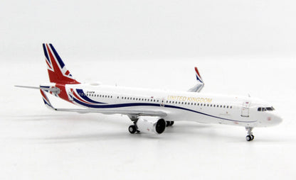 1:400 Panda UNITED KIMDOM AIRBUS A321neo Passenger Aircraft Diecast Plane Model