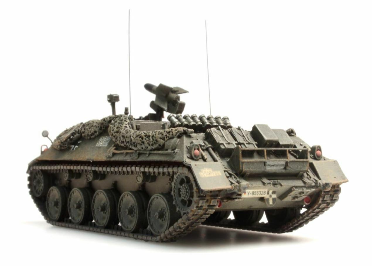 ARTITEC BRD rocket JagdPanzer 2 battle clear yellow olive BW 1/87 FINISHED MODEL