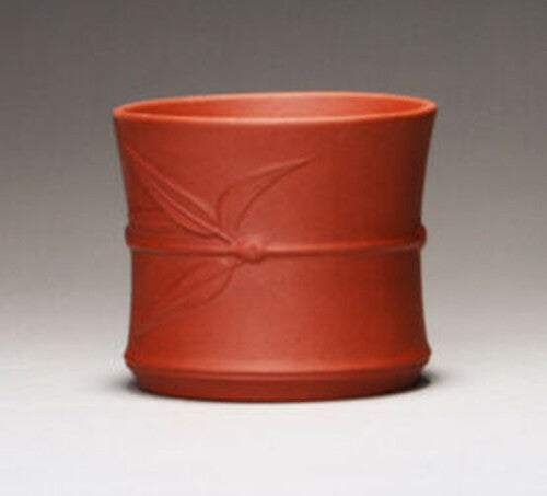 China Puer Tea Real Yixing Zisha Tea Cup Marked Bamboo Relief Master Cup of Tea
