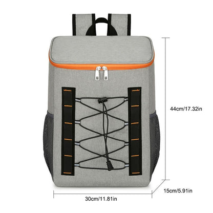 18/24l Thermal Cooler Backpack Large Capacity Camping Cooler Bag Waterproof Kit