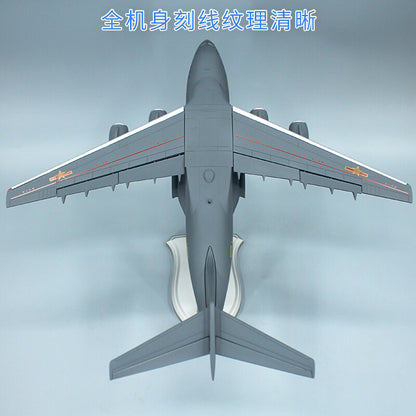 1:130 36CM China Y-20 Large Transport Plane Airplane Diecast Aircraft Model