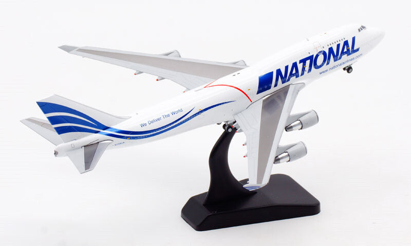 JC Wings NATIONAL AIRLINES FOR BOEING B747-400BCF N756CA 1/400 Aircraft Model