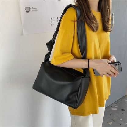 Synthetic Leather Shoulder Bag Travel Handbags Bags Shopping Purse 28*17*14 CM