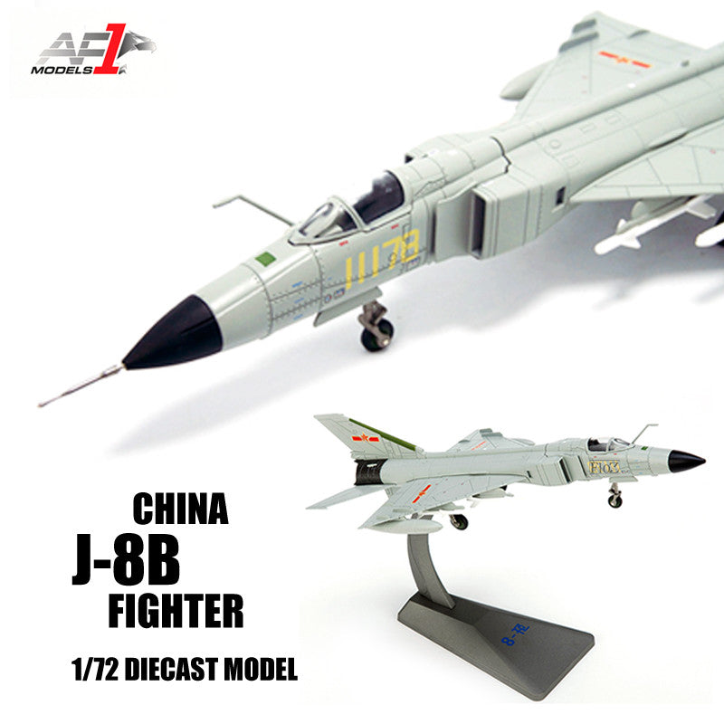 China J-8B Fighter 1/72 diecast plane model aircraft AF1