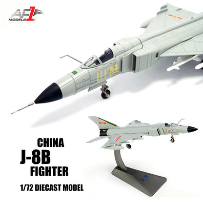 China J-8B Fighter 1/72 diecast plane model aircraft AF1