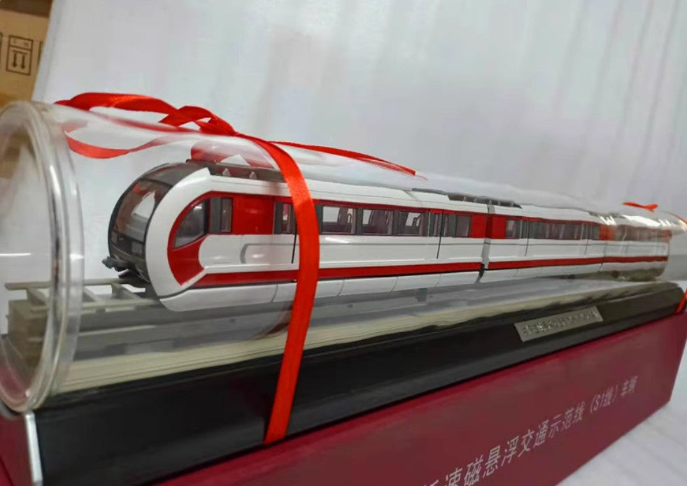 1:68 90CM Maglev HSR High-Speed Train Model Transportation Line S1 Diecast Model
