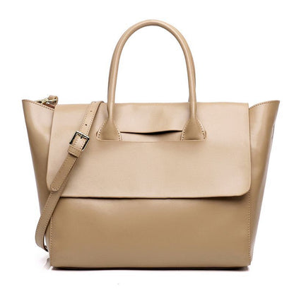 Light Genuine Leather Wings Bag Single Shoulder Cowhide Cover Slanting Handbag