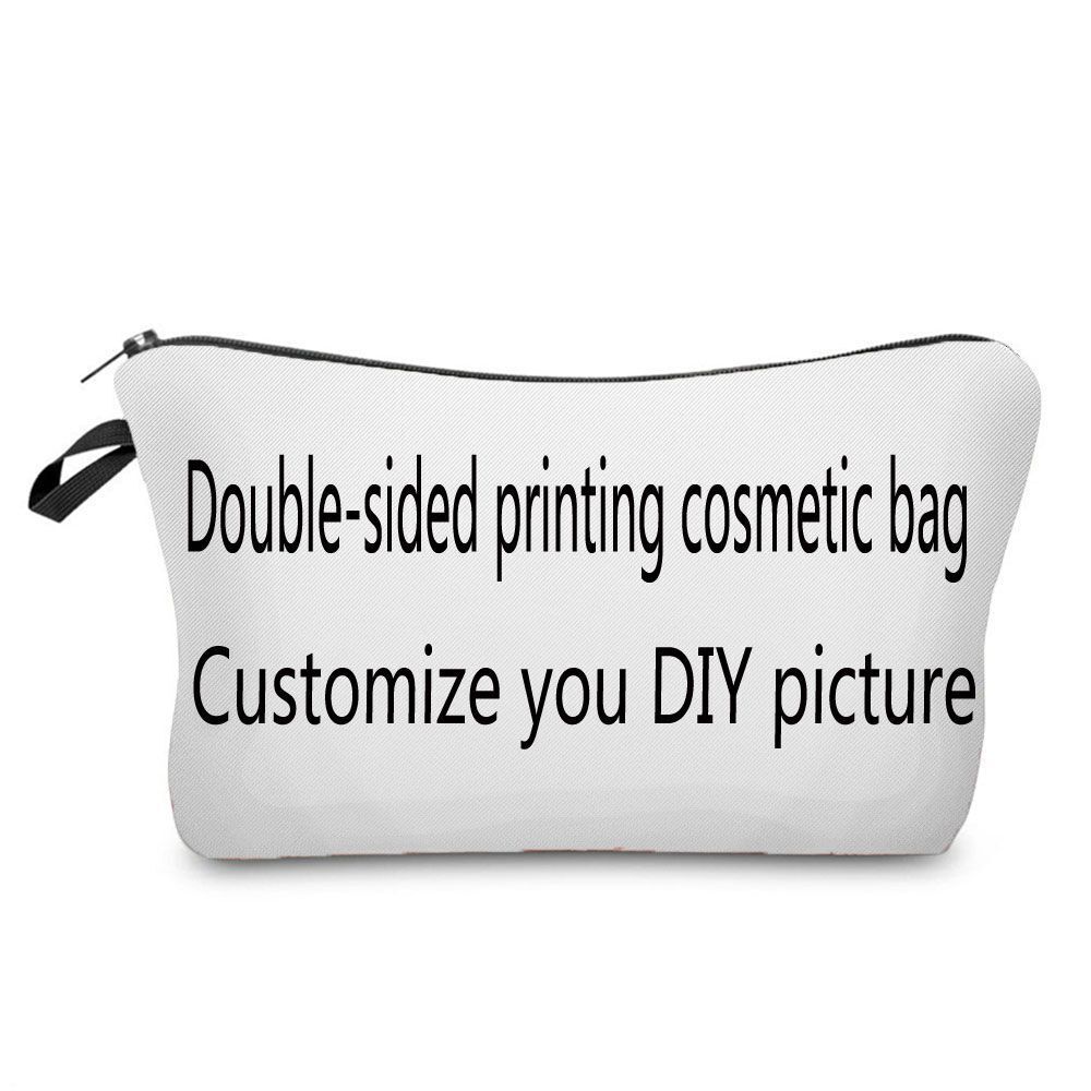 Cosmetic Bags Printed Makeup Bag Small Toiletry Bag Storage Purses 2*22*13.5 CM