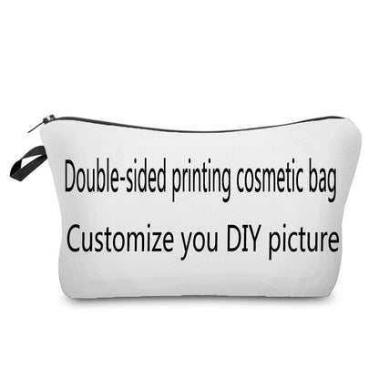 Cosmetic Bags Printed Makeup Bag Small Toiletry Bag Storage Purses 2*22*13.5 CM