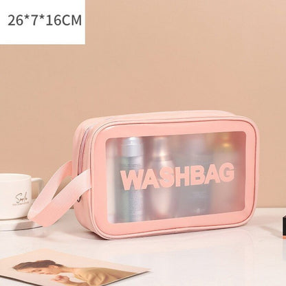 Portable Travel Storage Bag Toiletry Organize Waterproof PVC Cosmetic Bags Women