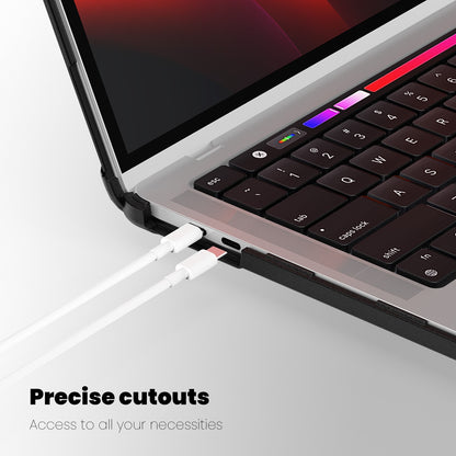 For MacBook Air 13/14, Laptop Cooling Carrying Case, Pro 15/16 Shockproof Cover