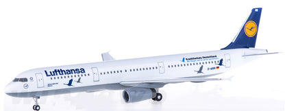 1:200 Hogan Lufthansa AIRBUS A321 Passenger Aircraft ABS Plastic Plane Model