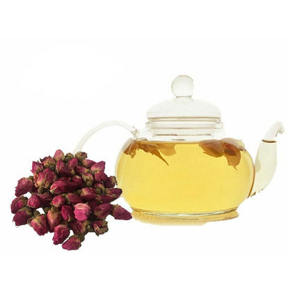 Premium Natural Dried Red Rose Buds, 100% Natural (4 oz. Bag)
