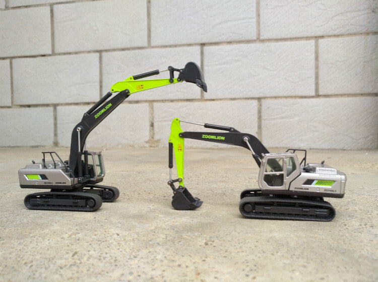 1:87 ZOOMLION Crawler Excavator Contruction Machine Equipment Diecast Model