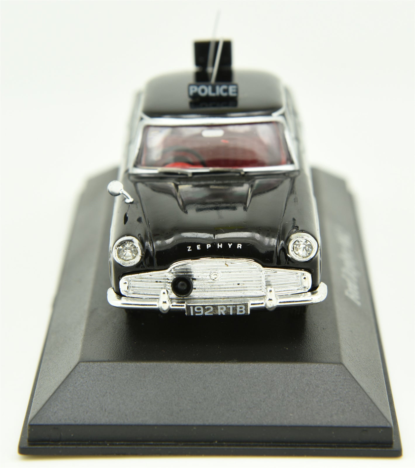 ATLAS 1:43 Ford Zephyr Mk2 Black British Police Car Model DieCast Model Metal