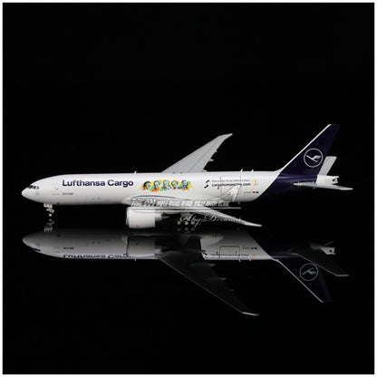 1:400 JC Wings Lufthansa Cargo Plane B777F Diecast Aircraft Model