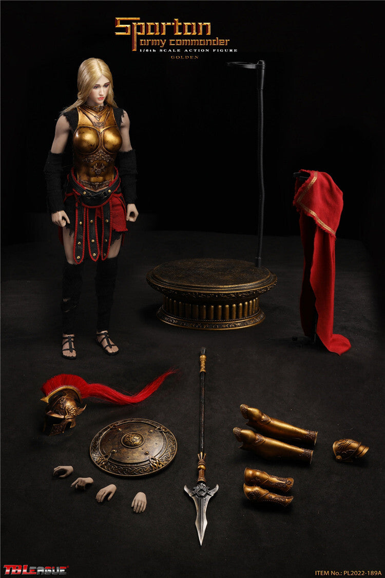 Spartan Army Commander -Golden 1/6 Scale Action Figure