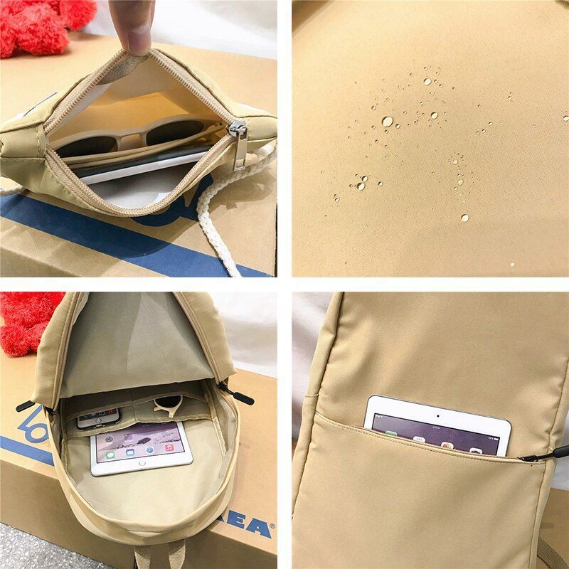 3 PCS/ SET Fashion Backpack Women Backpack School Student Shoulder Bag Traveling