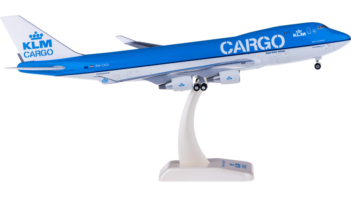 1:200 35CM Hogan KLM CARGO BOEING 747-400ERF Passenger Plane ABS Plastic Model