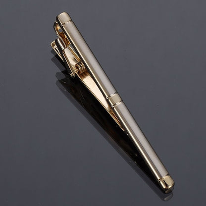 Men Business Necktie Clips 5.5cm Metal Ties Classic Simple Fashion Clasp Jewelry