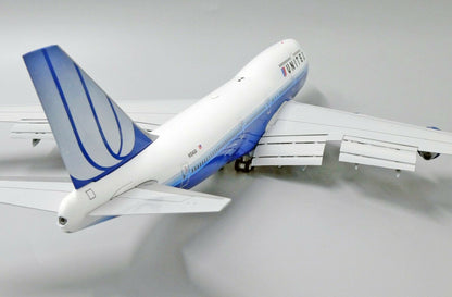 1:200 JC Wings United Airlines BOEING B747-400 Flap Down Airplane Diecast Model