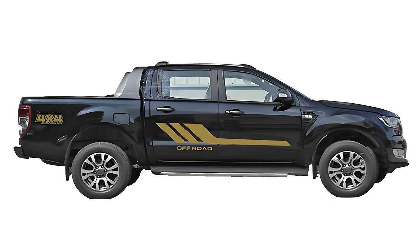 Graphic Racing Stripe Side Door Sticker For All Models 4x4 Off Road Decal Vinyl