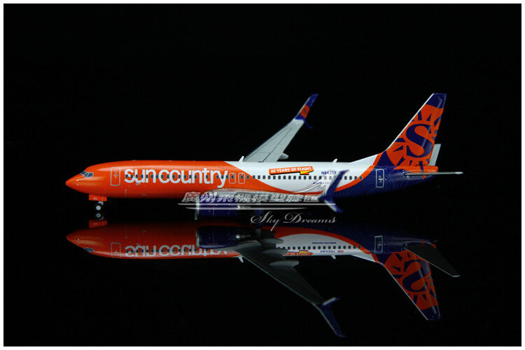 1:400 GeminiJets Sun country BOEING B737-800S Airplane Diecast Aircraft Model