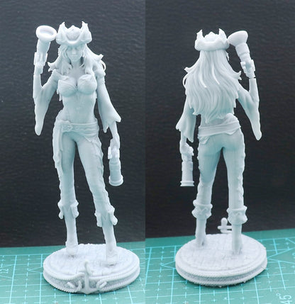 1/24 resin figure model 3D printing of game character Miss Doom Unpainted