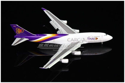 1:400 JC Wings THAI CARGO BOEING 747-400BCF Airfreighter Flap Down Diecast Model