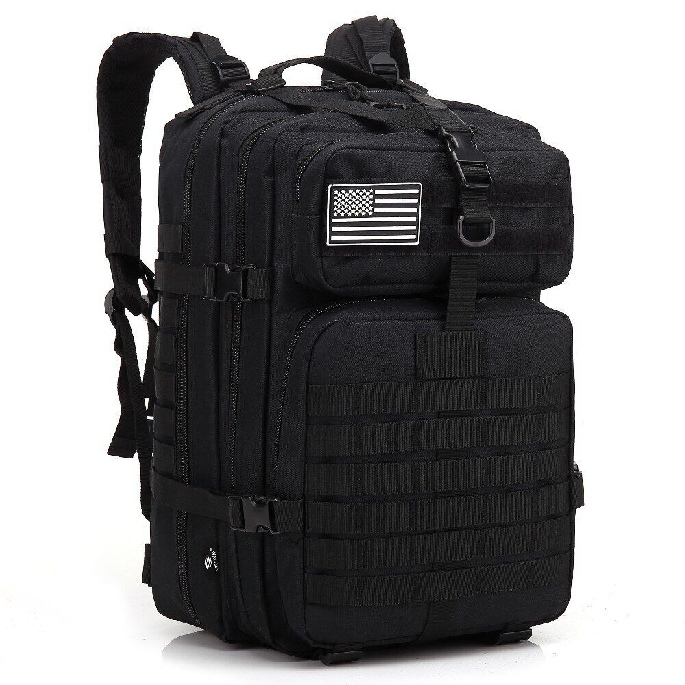 50L Man Army Tactical Backpacks Bags Outdoor Pack Trekking Camping Hunting Bag