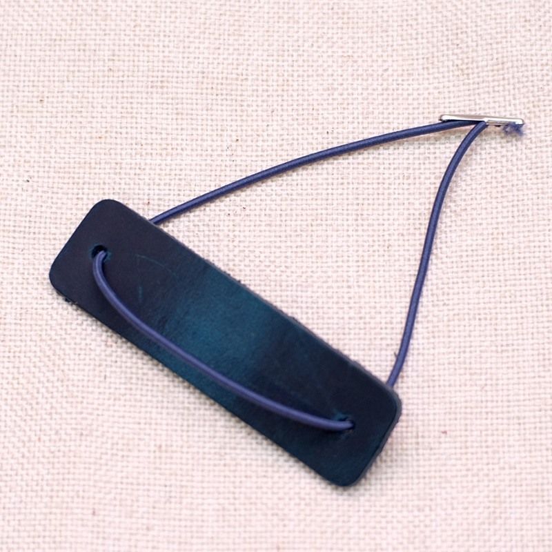 Notebooks Closer 2Pcs Genuine Leather Protective W/ Repair Rubber Band Accessory