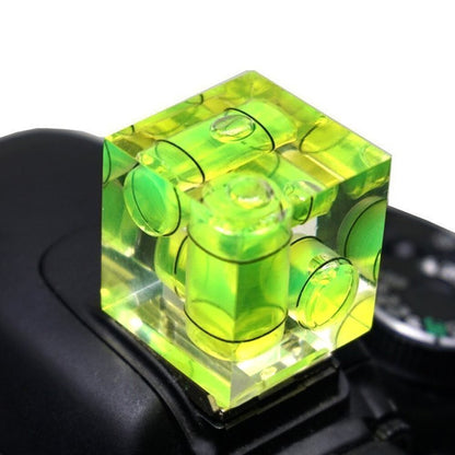 Hot Shoe Level Three Axis Bubble Spirit Level Camera Level Standard Shoe Mount