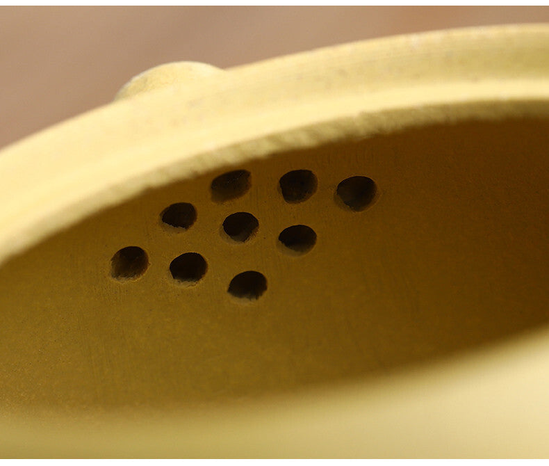 yixing zisha duan clay tea pot marked on sales master xishi pot 230ml 9 holes