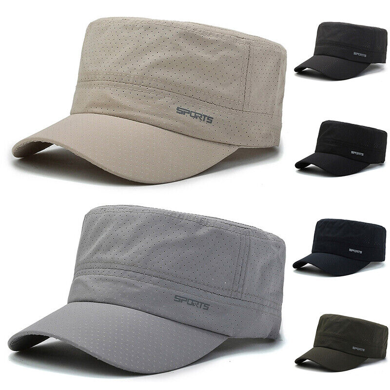 Neutral Hat Retro Cap Flat Cap Cotton Cap Military Cap Retro Temperament Stylish