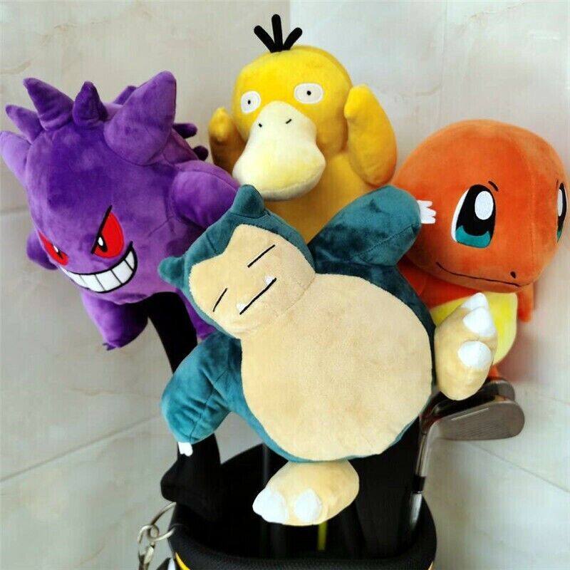 Cartoon Golf Wood Head Covers Plush Animal Driver Wood Irons Putter Headcovers
