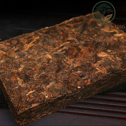 250g Ripe Pu'er Tea Brick Yunnan Menghai 2014 Raw Material Ancient Tree
