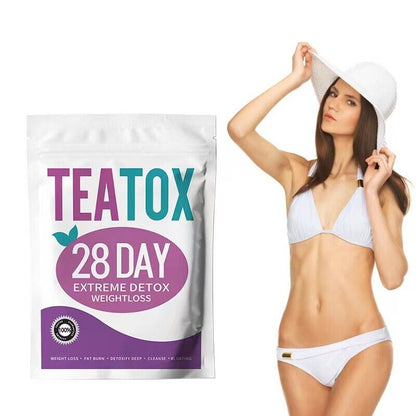 28Day Tea Herbal Tea Bag Fat Burner Weight Loss Skinny Support Detox Cleansing