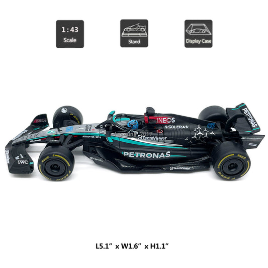 1:43 AMG F1 W15 E Performance Model Car Diecast 2024 Formula 1 George Russell 63
