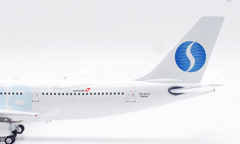 1:200 30CM InFlight Sabena AIRBUS A340-200 Airplane Diecast Plane Aircraft Model