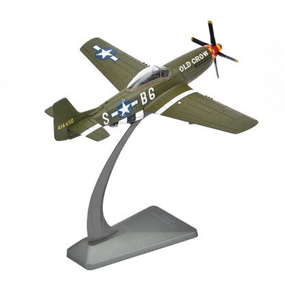 New 1:72 P51 Mustang Fighter Alloy Aircraft Model Plane Souvenir Static Display