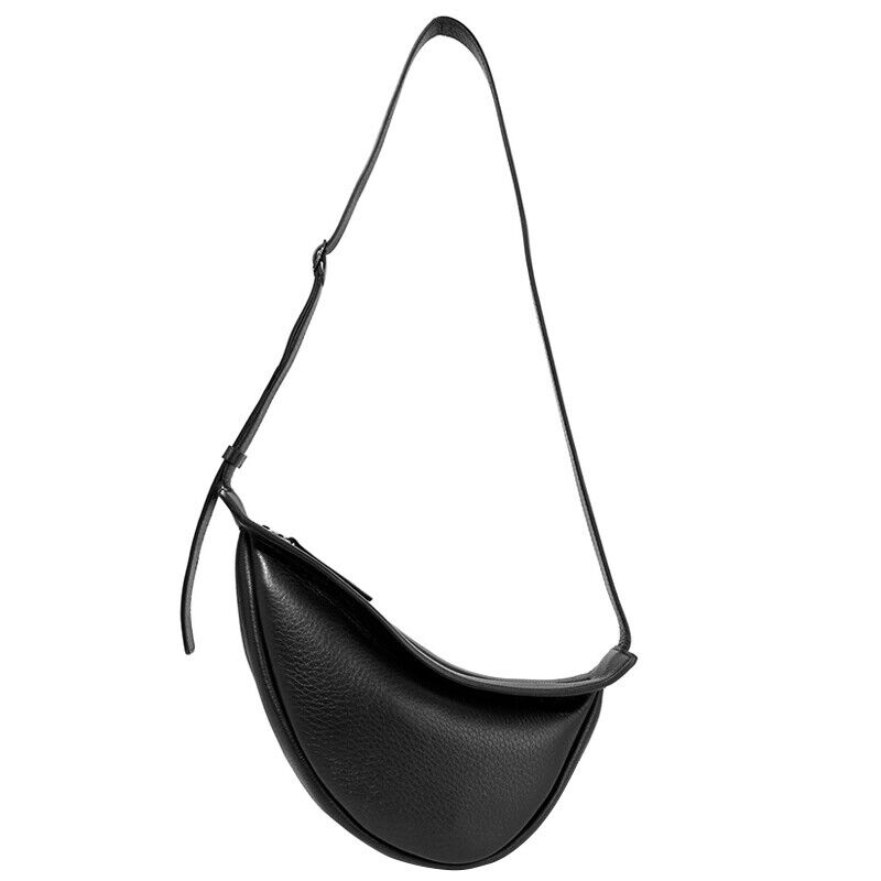 Woman New Wine Wide Single Strap Zipper PU Leather Chest Bag