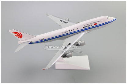 1:200 35CM AIR CHINA BOEING 747-400 Passenger Plane ABS Plastic Aircraft Model