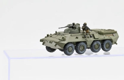 Sanrong 1/72 BTR80A with 1 man Finished Military Tank Model 72303 Russo-Ukrainia