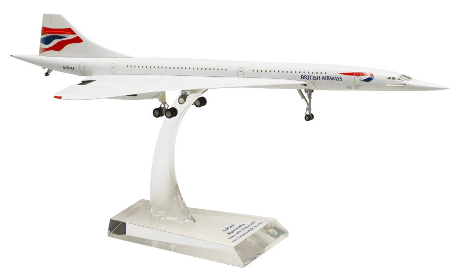1:200 31CM Hogan BRITISH AIRWAYS Concorde Passenger Aircraft Diecast Plane Model