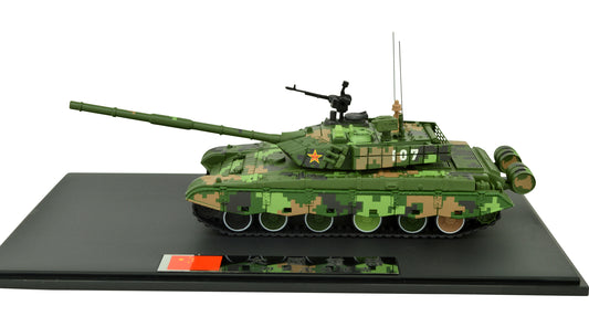 1:72 Chinese PLA ZTZ-99A Main Battle Tank Model Metal Diecast Armored Car 107
