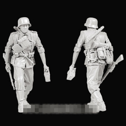 1/35 Resin figure model WW II German Soldiers 5 man Unassembled Unpainted