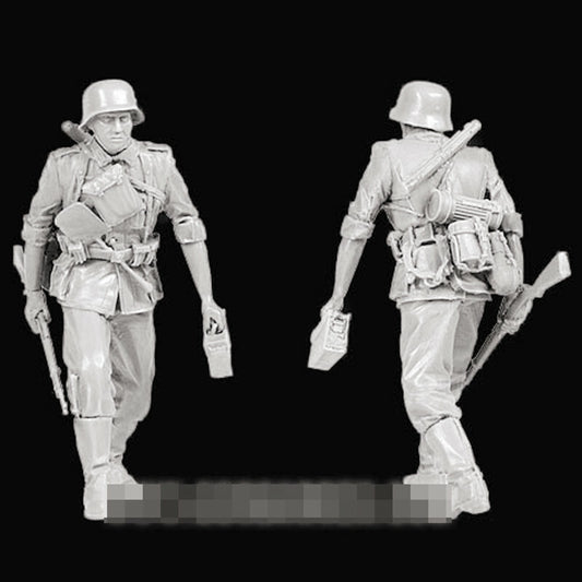 1/35 Resin figure model WW II German Soldiers 5 man Unassembled Unpainted