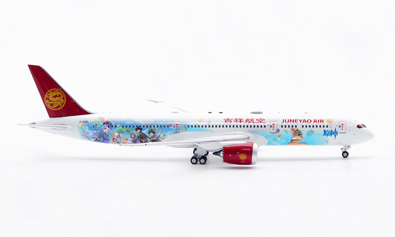 1:400 AV Models Juneyao Plane Airlines Boeing 787-9 Diecast Aircraft Model