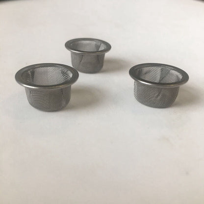 10Pcs/Lot Crystal Smoking Tubes Pipe Hookah Bong Screens Metal Mesh Bowl Filters