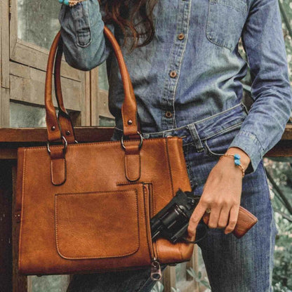 Celela Concealed Carry Women Hobo Handbag shoulder Tote Purse Bags Wallet